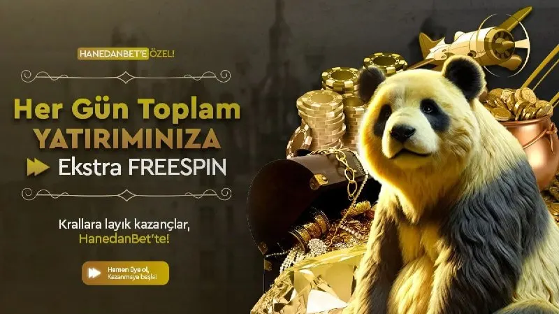 Hanedanbet Telegram: 🎁 YATIRIMA EK FREESPIN 🎰 💎 FREESPIN DETAYLARI 👇 💰 Minimum Yatırım: Gün…