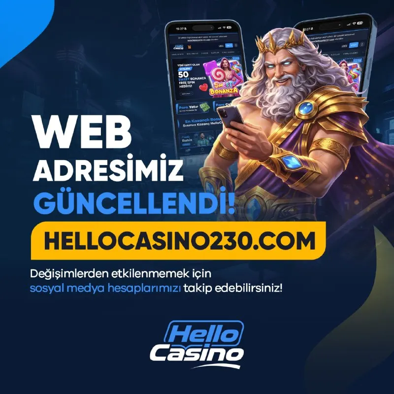 Hellocasino Telegram: 🆕 Bahsin Kazandıran Adresi #HelloCasino Giriş Adresi Güncellenmiştir ⭐ Tarayıcı…