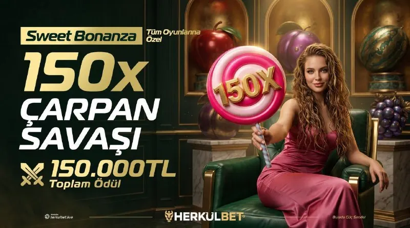 Herkülbet Telegram: 🍭 𝗦𝗪𝗘𝗘𝗧 𝗕𝗢𝗡𝗔𝗡𝗭𝗔 𝟭𝟱𝟬𝗫 𝗖̧𝗔𝗥𝗣𝗔𝗡 𝗦𝗔𝗩𝗔𝗦̧𝗜 𝗕𝗔𝗦̧𝗟𝗔𝗗𝗜! Şeker tadında dev kazanç…