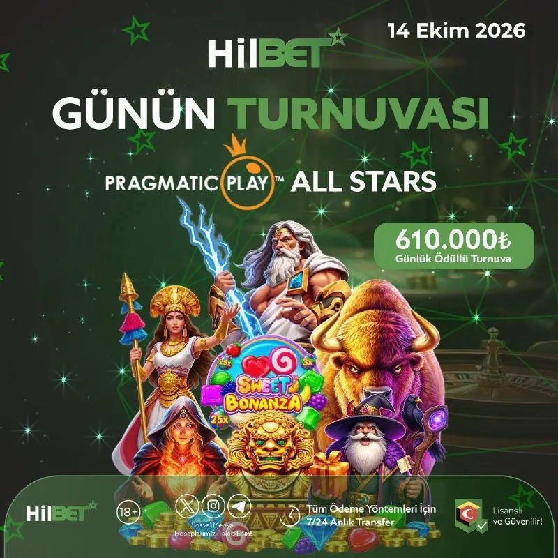 Hilbet Telegram: 🔢🔢🔢❎🔢🔢🔢 🅰️🅰️ 🎰 HİLBET GÜNÜN CASİNO TURNUVASI! 🎰 💲 Toplam 610.000₺ NAKİT ÖDÜL! 💰…