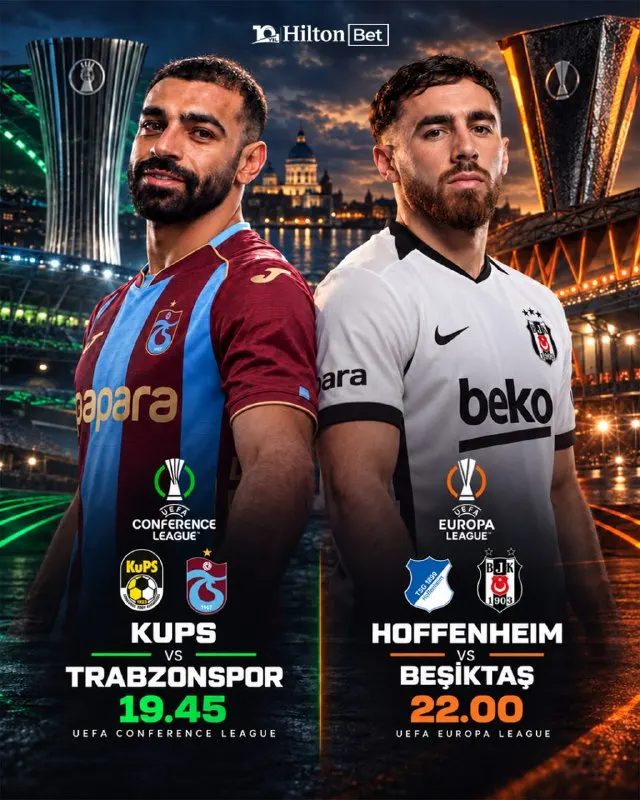 Hiltonbet Telegram: ⚡️ AVRUPA SAHNESİNDE ÇİFTE HEYECAN! ⚡️ 🔫 Temsilcilerimiz Trabzonspor ve…