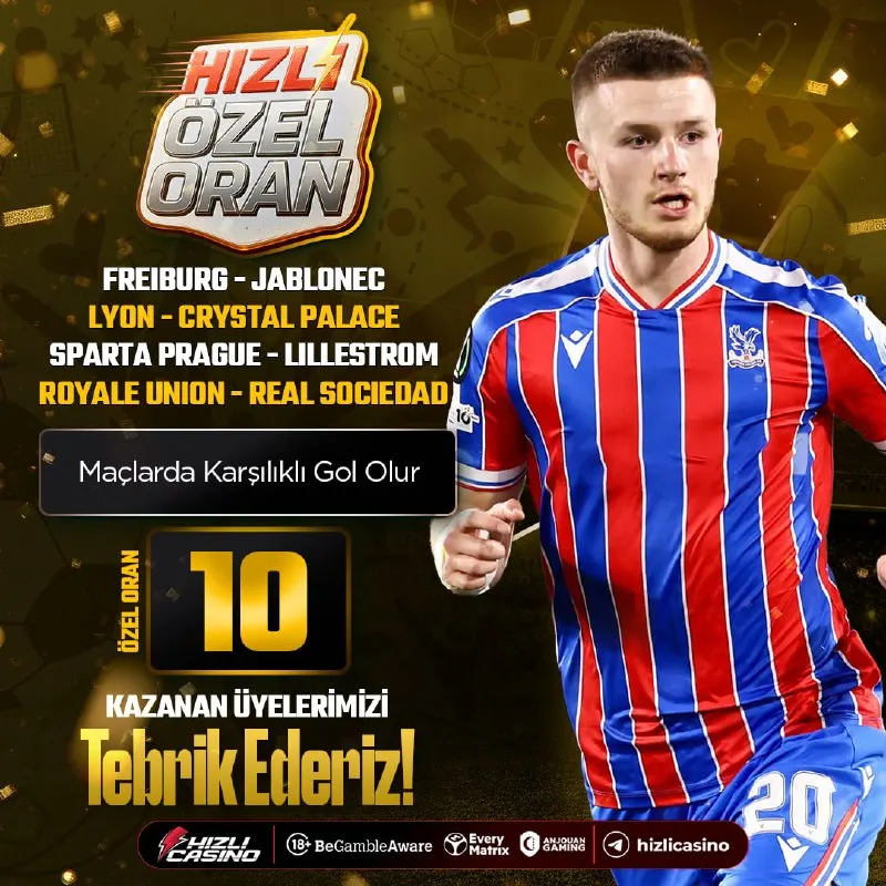 Hızlı Casino Telegram: ⚡️ HIZLI ÖZEL ORAN KAZANDIRDI! ⚡️ 🤑 10 Hızlı oran ile kazanan üyelerimizi…