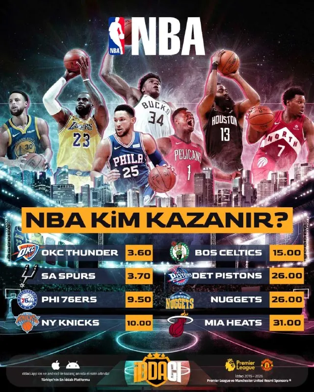 İddaacı Telegram: 🏀NBA KAZANANI KİM OLUR🏀 🧨İddacı'da promosyonlar, kampanyalar, muhteşem…