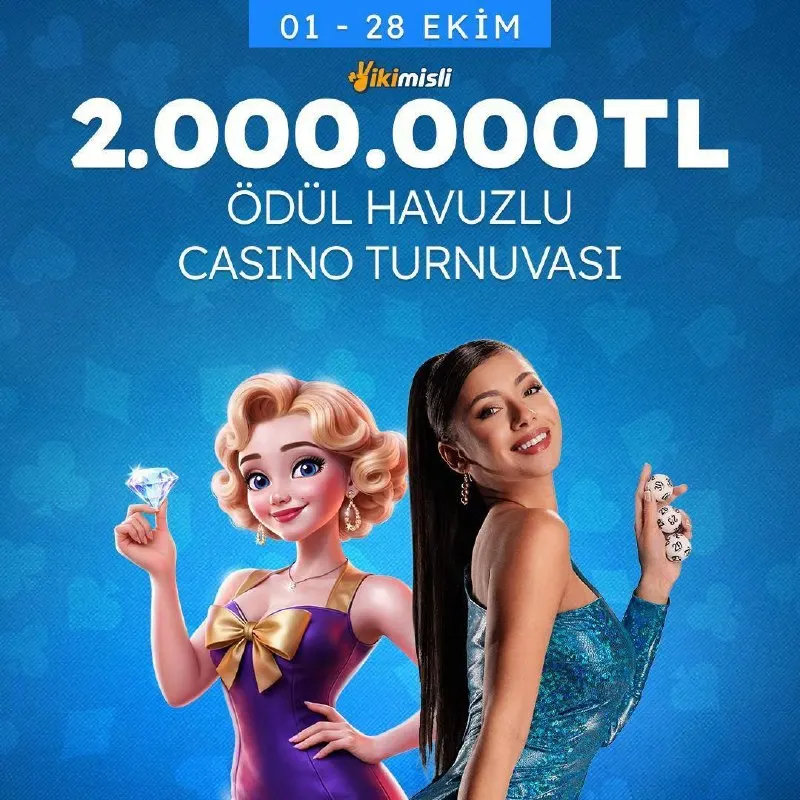 İkimisli Telegram: 🏆 2.000.000 TL ÖDÜLLÜ SLOT + CANLI CASINO TURNUVASI! 1-28 Ekim boyunca dört…