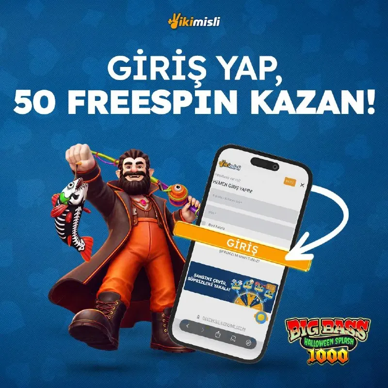 İkimisli Telegram: 🎃 GİRİŞ YAP, 50 FREESPİN KAZAN! 📅 15 – 18 Ekim arasında hesabına giriş yap…
