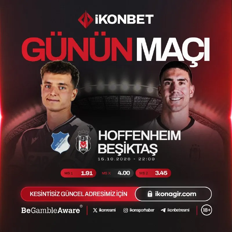 İkonbet Telegram: 😎🥳🤯🥰😇🎃 İLE GÜNÜN MAÇI 🦁 15.10.2026 İkon’da %20 Çevrimsiz ile kazancını katla !…