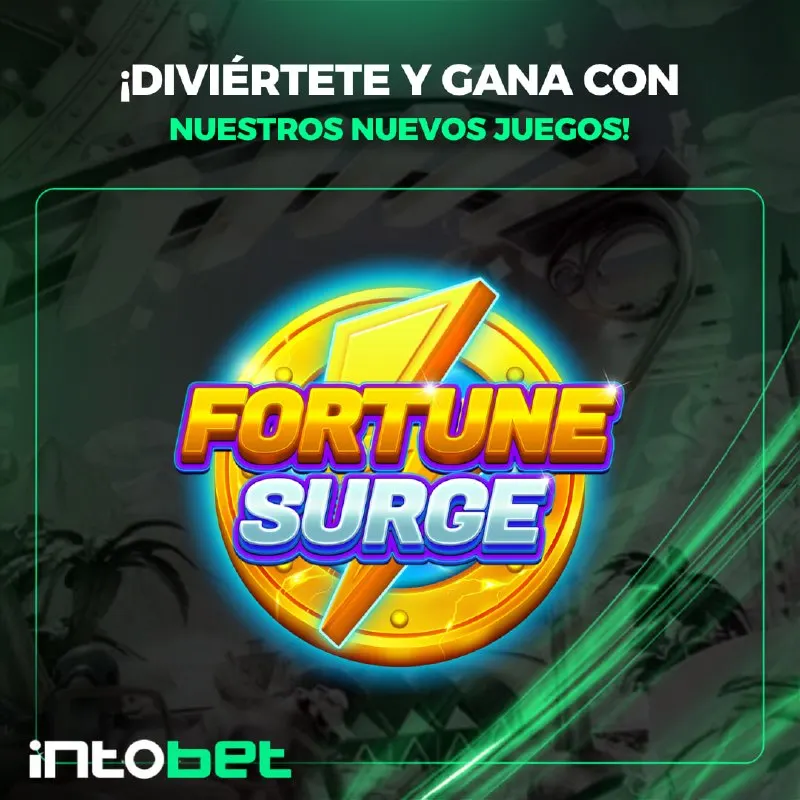 Intobet Telegram: ⚡️ Fortune Surge ya está disponible. Siente la descarga eléctrica en cada giro…