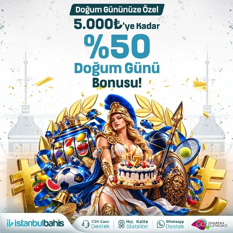 İstanbul Bahis Telegram: 🎁 #İstanbulBahis 'ten Doğum Günü Hediyesi❗️ 🎉 Doğum Gününüze Özel 🔢❎🔢🔢🔢🅰️🅰️ 'ye…