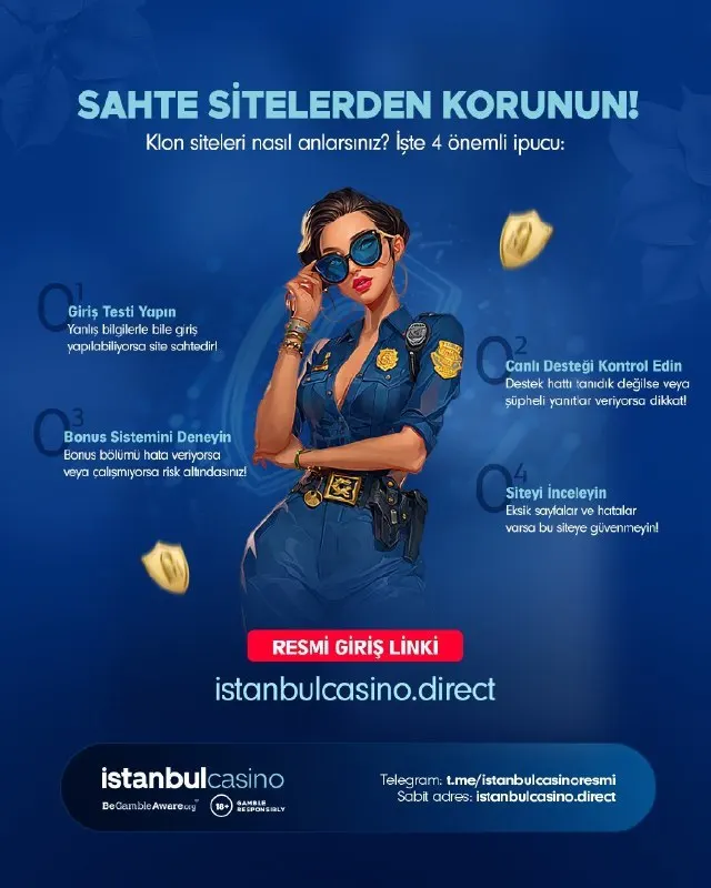 İstanbul Casino Telegram: SAHTE SİTELERDEN KORUNUN! Klon siteleri nasıl anlarsınız? İşte 4 önemli ipucu…
