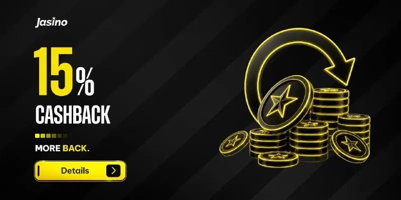 Jasino Telegram: %15 VIP CASHBACK Earn cashback on your eligible losses. ◆ Reward: Up to 15%…