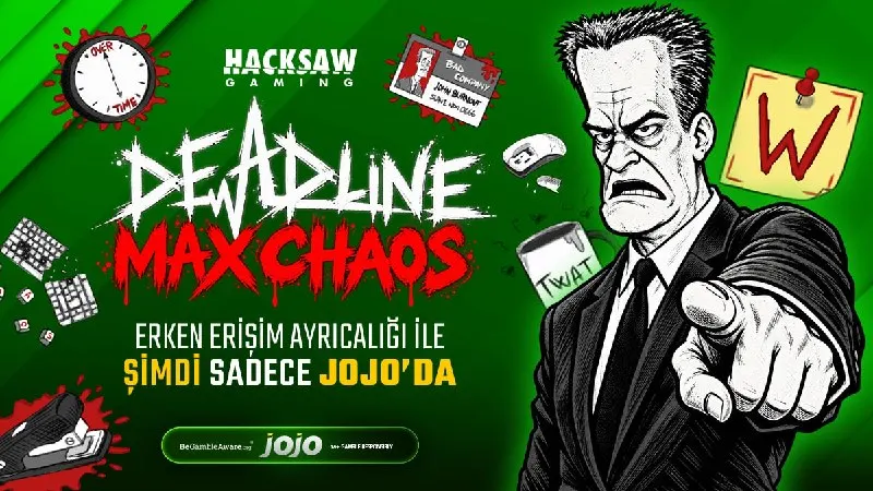 Jojobet Telegram: 🔥 Deadline Max Chaos 🆕 Hacksaw Gaming'in yepyeni oyunu erken erişim ile…