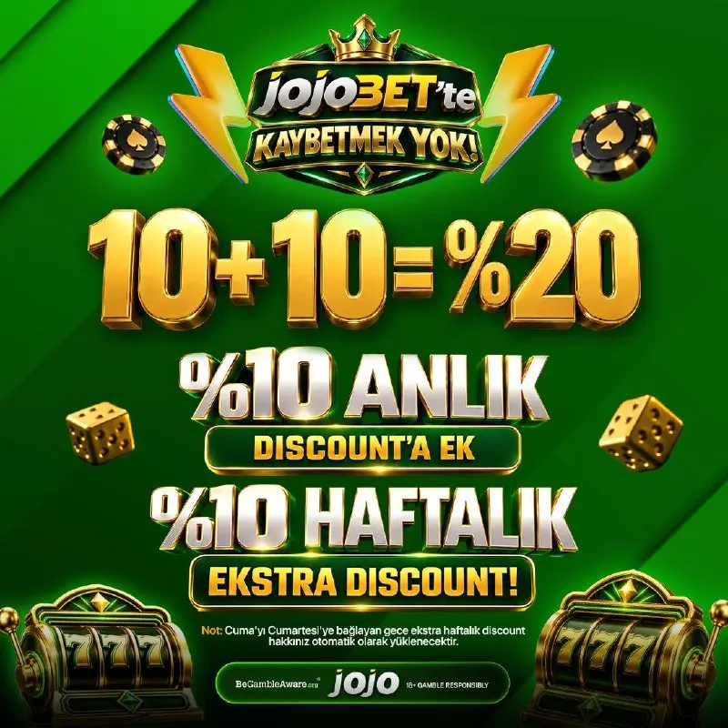 Jojobet Telegram: ⚡️⚡️⚡️⚡️⚡️⚡️⚡️⚡️⚡️⚡️ ⭐️⭐️⭐️⭐️⭐️⭐️⭐️⭐️ ⚡️ %10 Anlık Discount fırsatına ek 🔥 %10…