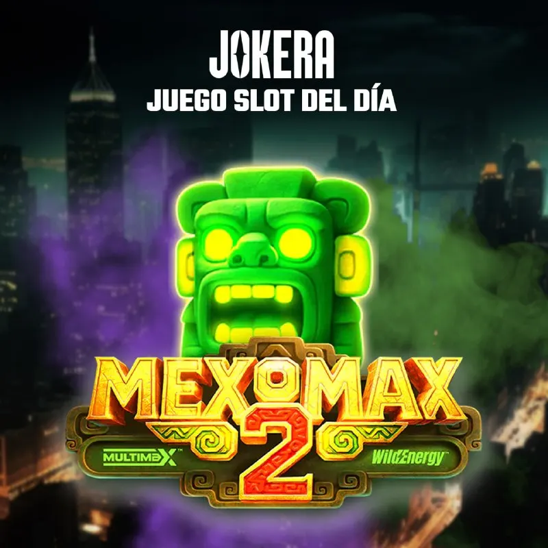 Jokera Telegram: 🌵 Mexomax 2 ofrece una emocionante experiencia de tragamonedas con símbolos…