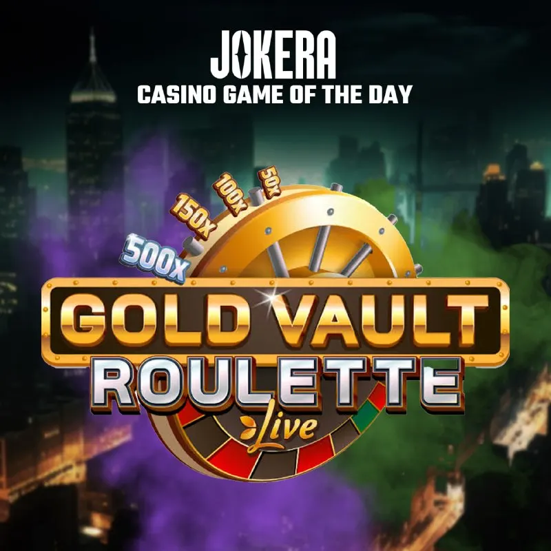 Jokera Telegram: 🎡 Gold Vault Roulette Live combines classic roulette action with a premium live…