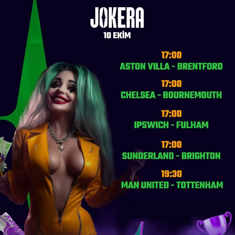 Jokera Telegram: 🐐 Efsanevi takımlar sahada kozlarını paylaşıyor, tempo her an artıyor!…