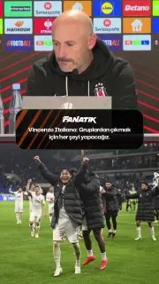 Jokerbet Telegram: 🇹🇷🎙Vincenzo Italiano: İlk 8 olmazsa 24’te çıkacağız. Elimizden geleni yapmamız…