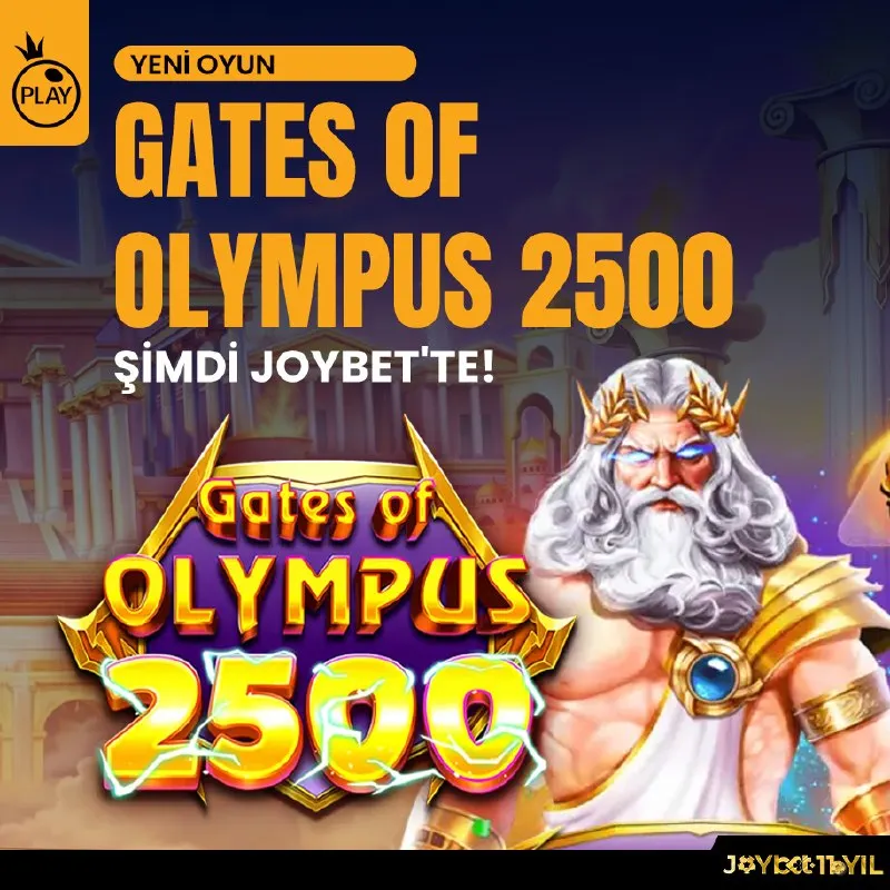 Joybet Telegram: ⚡️ GATES OF OLYMPUS 2500 ŞİMDİ JOYBET'TE! Serinin en yeni oyununda tekli çarpan…