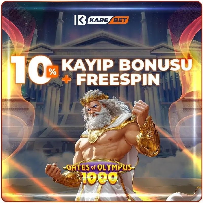 Karebet Telegram: K A Y I P B O N U S U % 1 0 + F R E E S P I N SİZLERLE KAYIP BONUSU SAYESİNDE…