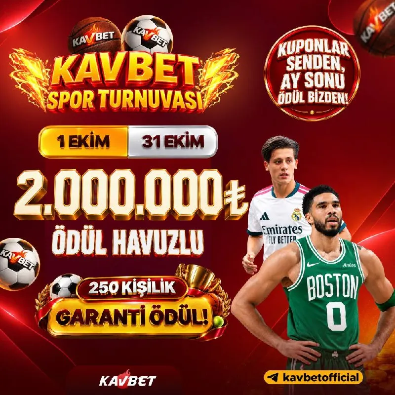 Kavbet Telegram: 🥰 Kavbet Spor Turnuvası❗️ 🤑 Ödül Havuzu : 2.000.000₺ 🗓 250 kişiye garanti…