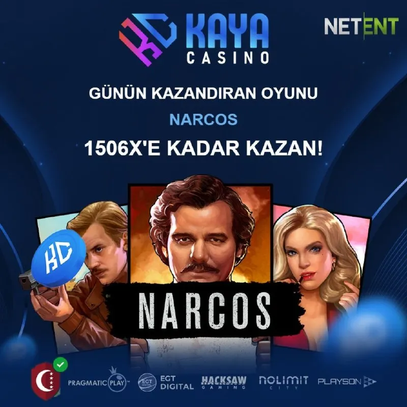 Kaya Casino Telegram: 🎰 KAYA CASINO'DA GÜNÜN EN ÇOK KAZANDIRAN OYUNU: Narcos! 💥 💵 Suç dünyasının…