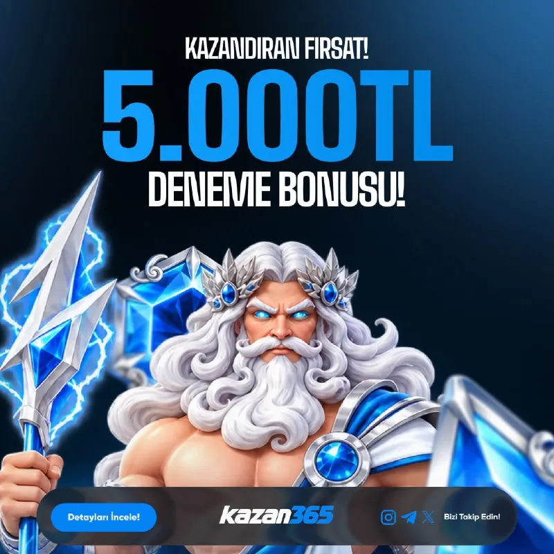 Kazan365 Telegram: 🔵 KAZAN365’TEN YENİ ÜYELERE DEV FIRSAT! 🔵 🎁TAM 5.000₺ DENEME BONUSU! 🔥 Yeni…