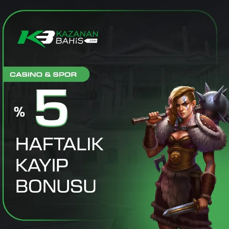 KazananBahis Telegram: Haftalık kaybınızı almayı unutmayın! Güncel adresimiz www.kazananbahis453.com