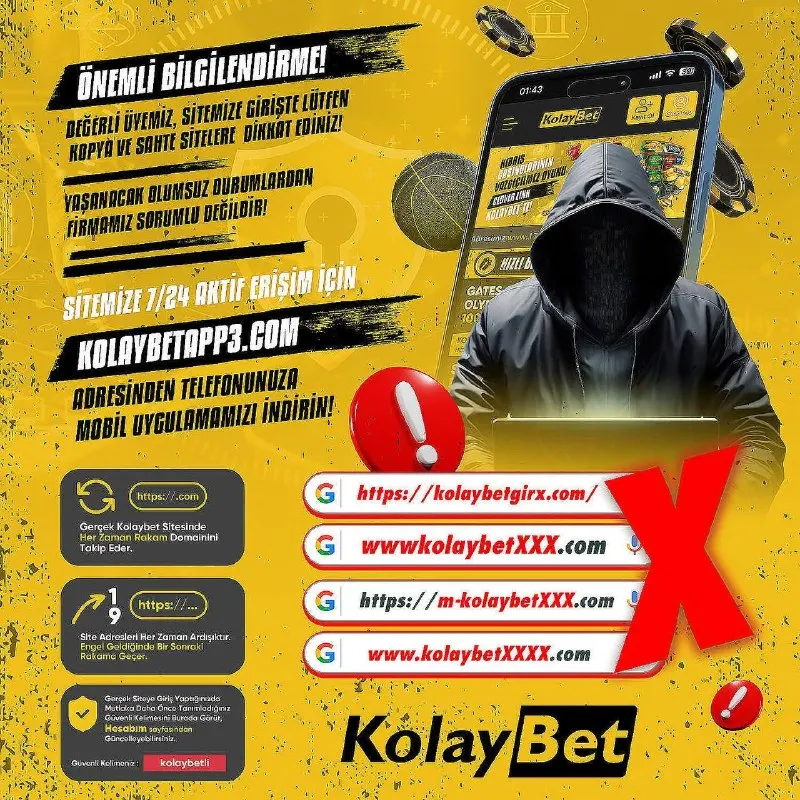 Kolaybet Telegram: ⚠️Değerli üyelerimiz lütfen kopya ve sahte sitelere dikkat ediniz!! 📣 Zirveye…