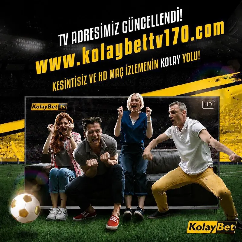 Kolaybet Telegram: 📣⚽️ MÜJDE! YENİ TV ADRESİ YAYINDA! ⚽️📣 🔥 Artık maç keyfi bambaşka bir seviyede!…