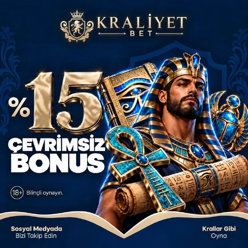 Kraliyetbet Telegram: 👑 %15 ÇEVRİMSİZ YATIRIM BONUSU 👑 Yatırımını yap, sınırsız bonusu kap! 👑 👑 Neden…