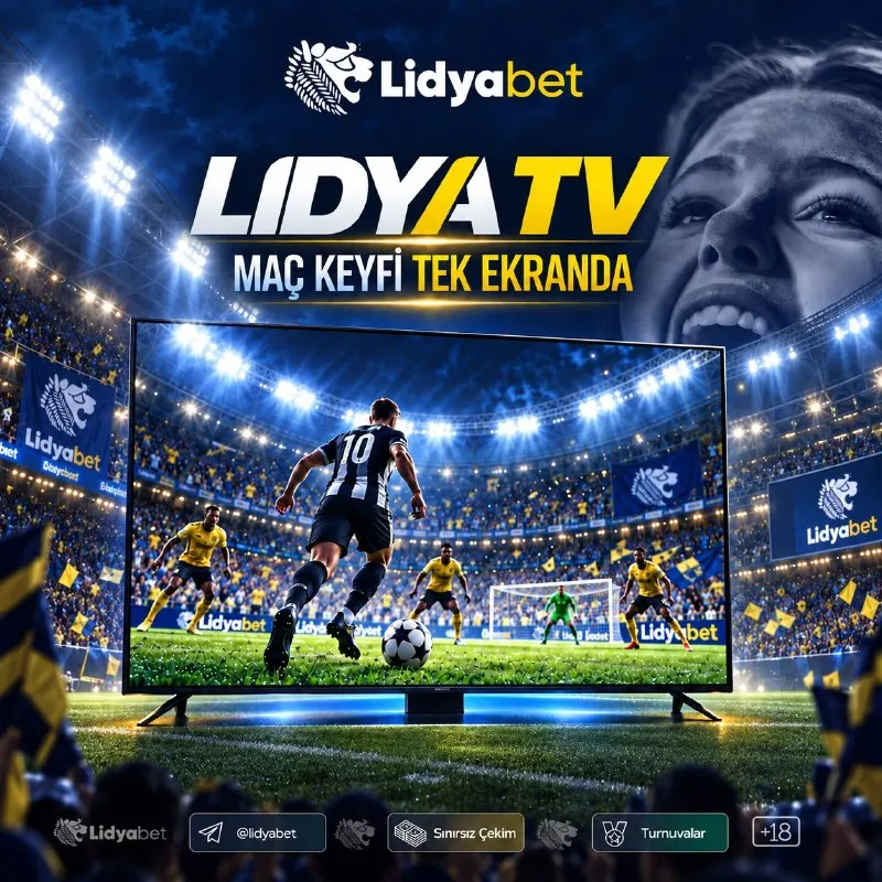 Lidyabet Telegram: 📺 FUTBOLUN NABZI LIDYA TV’DE! ⚽️ Sahadaki mücadeleyi canlı takip et, değişen…