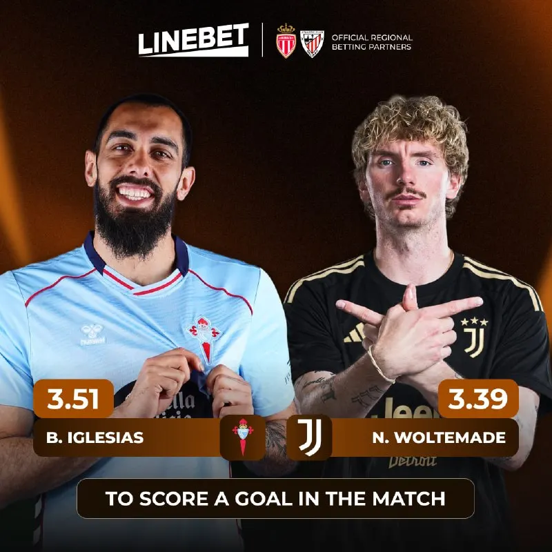 Linebet Telegram: 🇪🇸 Celta - Juventus 🇮🇹 Will the bet go in? 🍉🍉🍉🍉🍉🍉 🟢 LINEBET ⚪