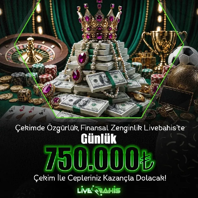 Livebahis Telegram: ✂️ÇEKİMDE ÖZGÜRLÜK, FİNANSAL ZENGİNLİK LİVEBAHİS'TE ! ✂️ GÜNLÜK 750.000 ₺ ÇEKİM…
