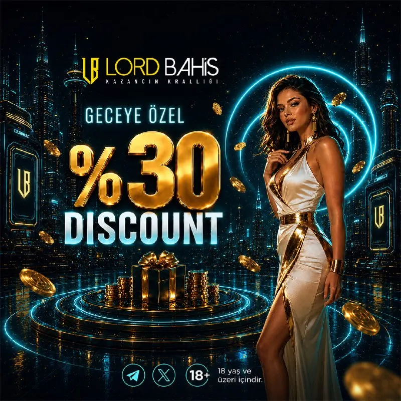 Lordbahis Telegram: ⭐ Gececi Lordlara Özel Büyük Fırsat! ⌛ Her Gece 00:00 - 05:00 arasında %30…