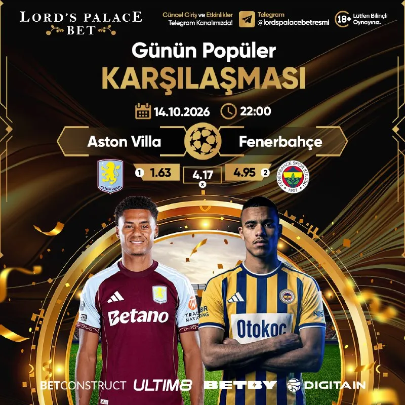 Lordspalacebet Telegram: ⚽4 farklı spor sağlayıcısı. 💰Yüksek oranlar, sürekli bahis. 🎁Görev ve Yatırım…