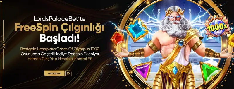 Lordspalacebet Telegram: ⚽25 Freespin 💰Çekilebilir tutar 1000 TL 🎁Görev ve Yatırım bonuslarını almayı…