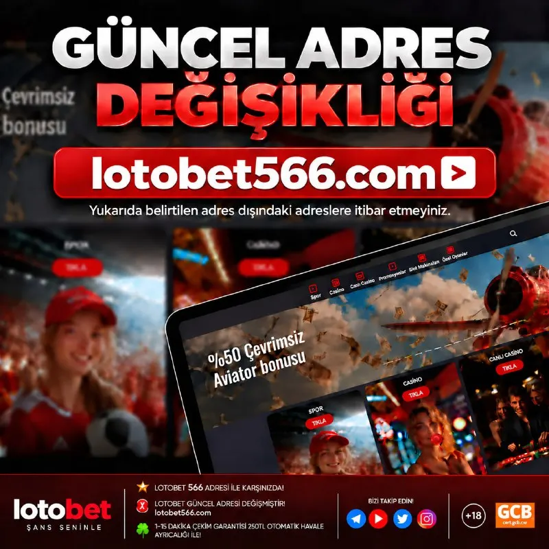 Lotobet Telegram: ⭐️LOTOBET 566 ADRESİ İLE KARŞINIZDA! 🚨LOTOBET GÜNCEL ADRESİ DEĞİŞMİŞTİR! 🍀1-15…