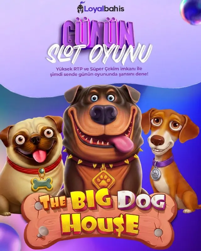 Loyalbahis Telegram: 🎉 Günün Slot Oyunu 🎰 The Big Dog House 🎯 Yüksek RTP ve Süper Çekim imkanı ile…
