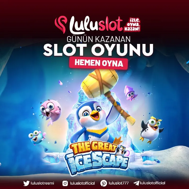 Luluslot Telegram: ❄️🐧 THE GREAT ICESCAPE: BUZLARIN ALTINDAKİ HAZİNEYİ ÇIKAR! 🐧❄️ Luluslot’ta…
