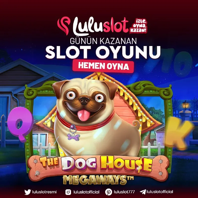 Luluslot Telegram: 🐶🏠 THE DOG HOUSE: PATİ DOSTLARINLA KAZANÇ DOLU BİR MACERA! 🏠🐶 Luluslot’un en…