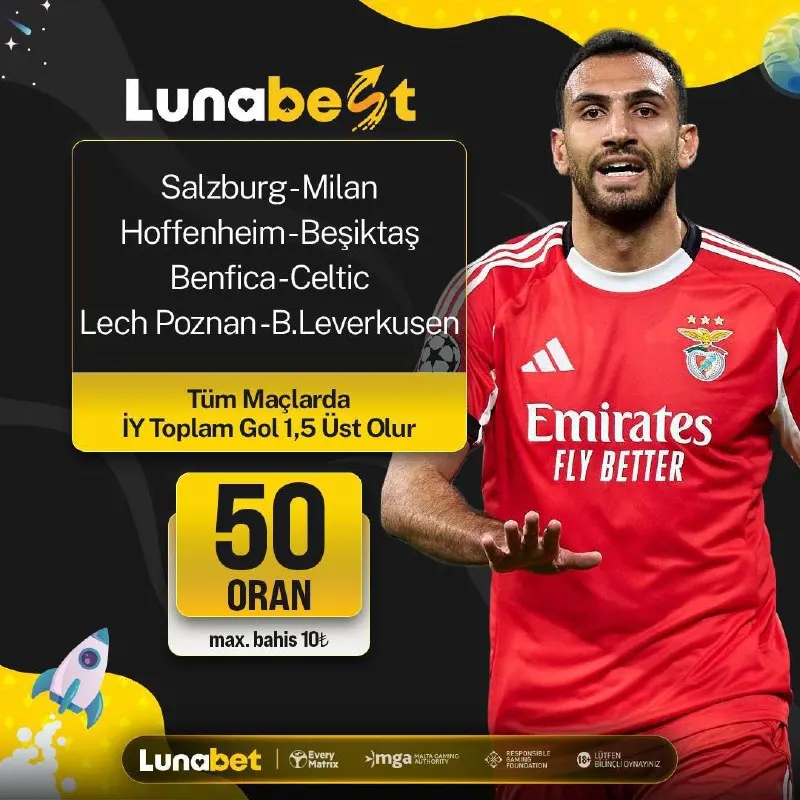 Lunabet Telegram: ⚽️ Lunabest ❌ 50 🔥Herkes Aynı Fırsatı Sunar, Lunabet Fırsat Yaratır! 🚀 Bu Özel…