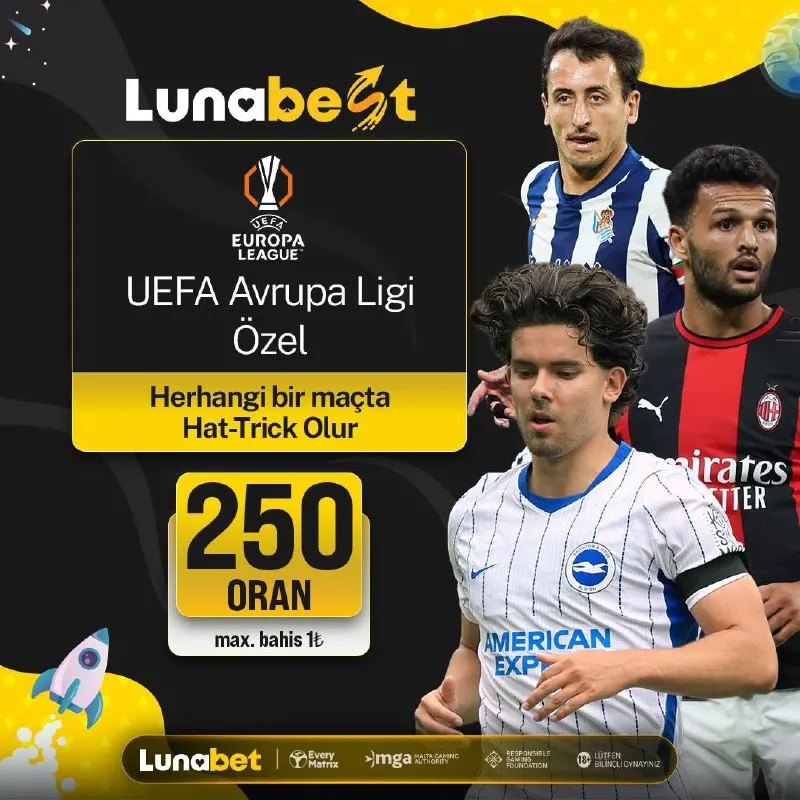 Lunabet Telegram: ⚽️ Lunabest ❌ 250 🔥Herkes Aynı Fırsatı Sunar, Lunabet Fırsat Yaratır! 🚀 Bu Özel…