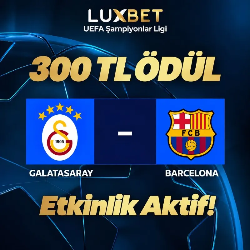 Luxbet Telegram: 🔔300 TL NAKİT ÖDÜLLÜ ETKİNLİK AKTİF! 💰1.000 TL ÇEKİM FIRSATI SENİ BEKLİYOR!…
