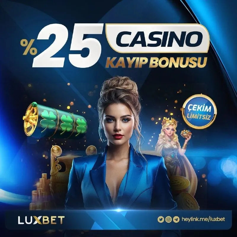 Luxbet Telegram: 🚀 KAYBETMEK YOK ! 🚨 ÇEKİM LİMİTSİZ %25 KAYIP BONUSU SADECE LUXBET'TE! 👑 SÜRPRİZ…