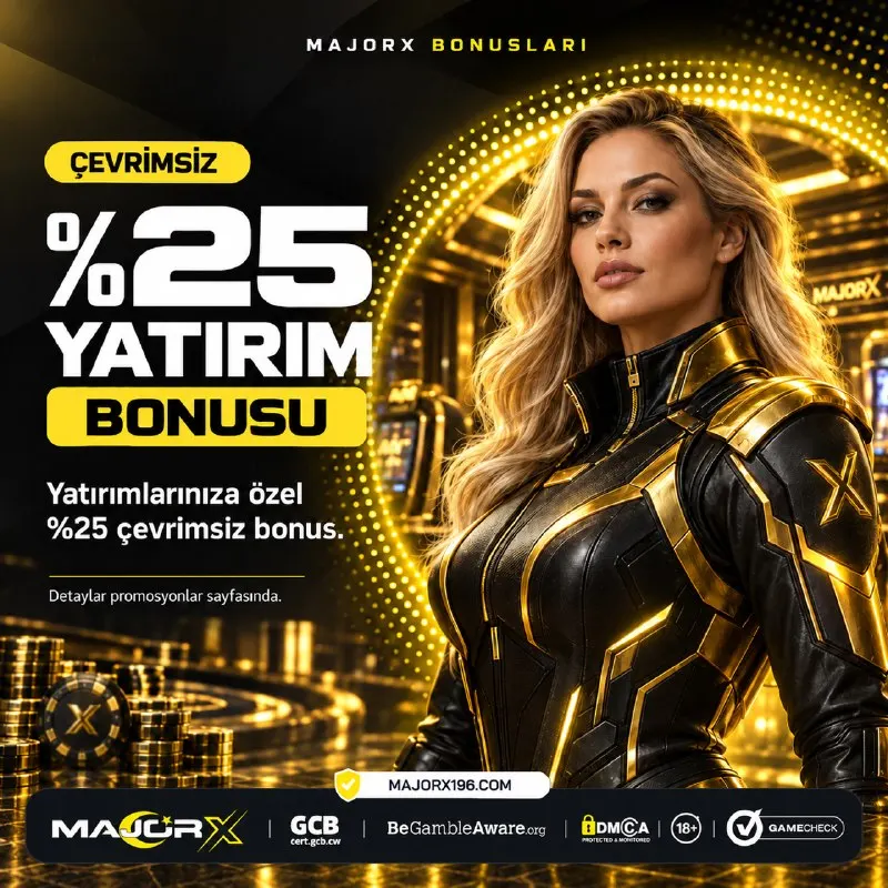 MajorX Telegram: 🔣1️⃣0️⃣0️⃣ YATIRIM BONUSU ↗️ İlk yatırıma özel %100 bonus fırsatını kaçırma…