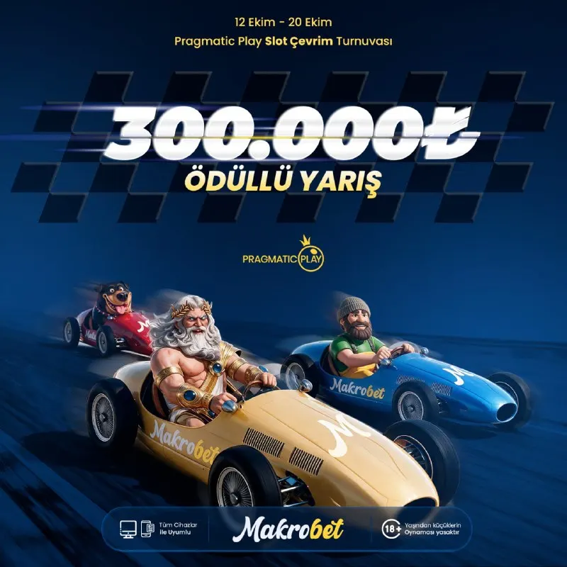 Makrobet Telegram: 🏁 300.000₺ ÖDÜLLÜ PRAGMATIC PLAY TURNUVAS! 🏁 🥳☹️😣🙁☹️🙁☹️☹️ Toplam…