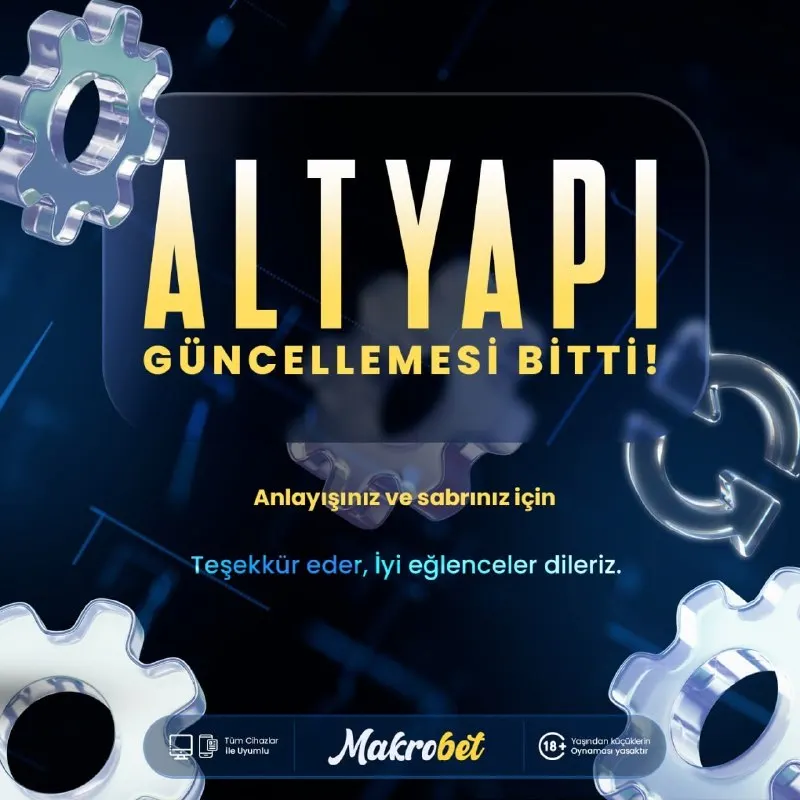 Makrobet Telegram: ⚪️ DEĞERLİ ÜYELERİMİZİN DİKKATİNE Sitemizde gerçekleştirilen bakım ve…