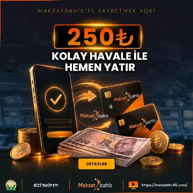 Maksatbahis Telegram: 📢 DUYURU | MaksatBahis Kolay Havale ━━━━━━━━━━━━━━━━━━━━━━ 🏦 Kolay Havale…