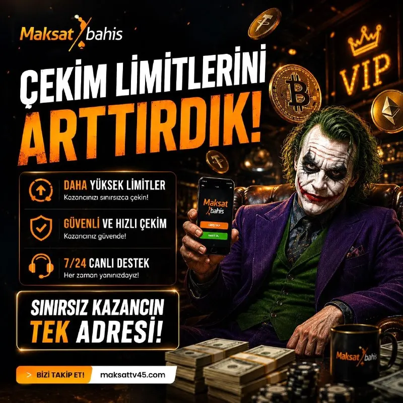 Maksatbahis Telegram: 🚀 ÇEKİM LİMİTLERİNİ ARTIRDIK! 🚀 🔥 Daha yüksek çekim limitleri ⚡️ Dakikalar…