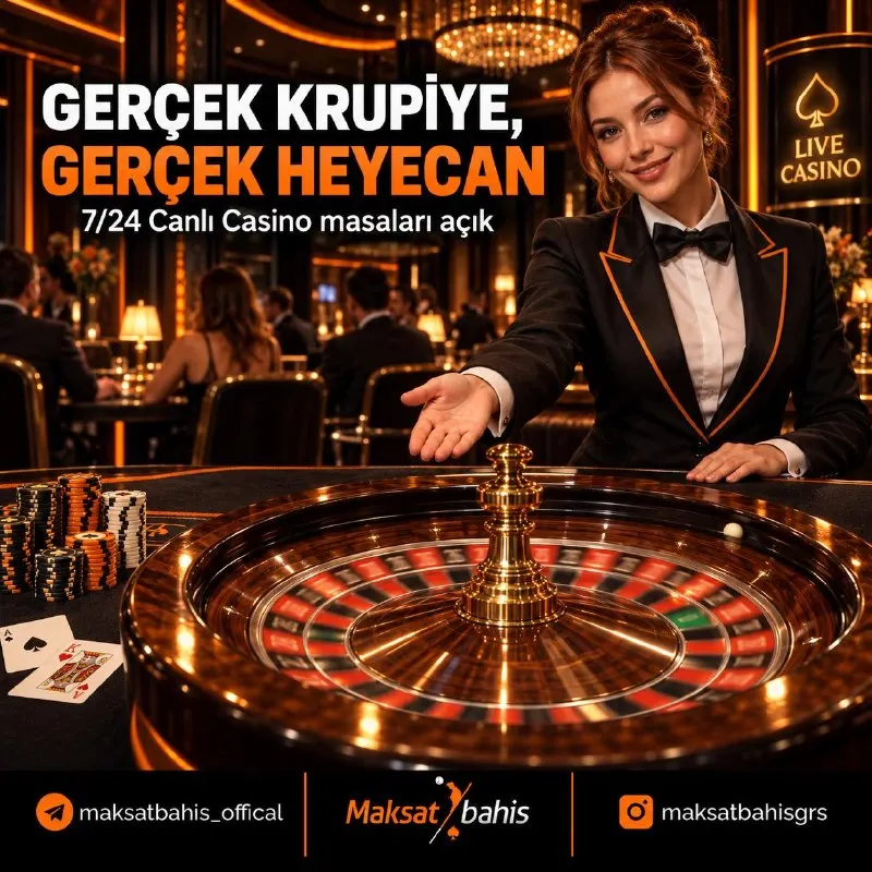 Maksatbahis Telegram: 🏆 Maksatbahis – Sports Betting 🎡 GERÇEK KRUPİYE, GERÇEK HEYECAN 🎰 7/24 Canlı…