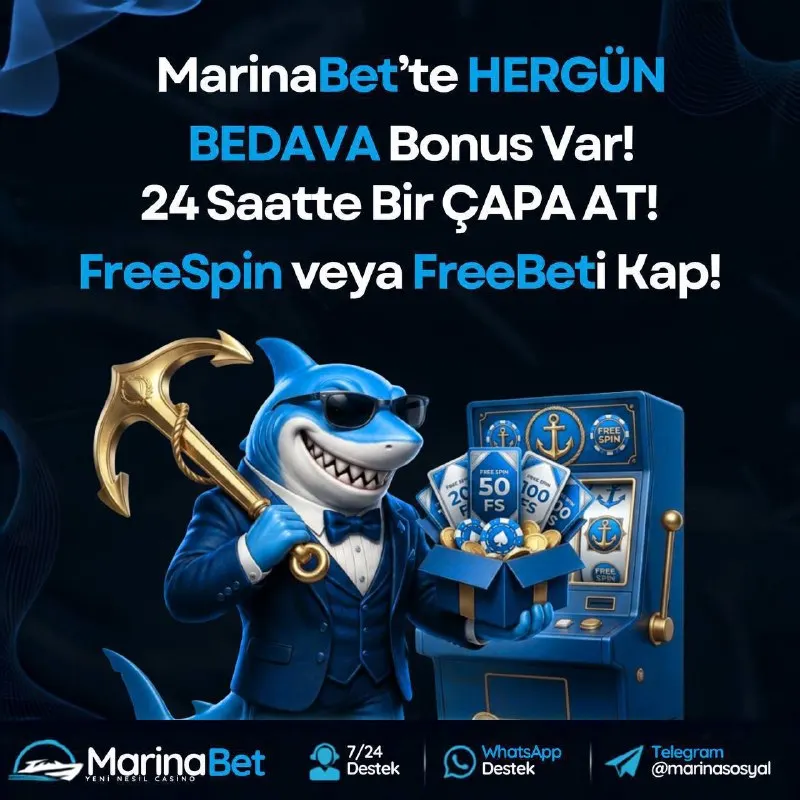 Marinabet Telegram: 🔠🔠🔠🔠💡🔠🔠✈️ ⚓️ ÇAPAYI AT, HEDİYENİ KAP ⚓️ ⚡️Çapanı at, sürpriz hediyeni hemen kap…